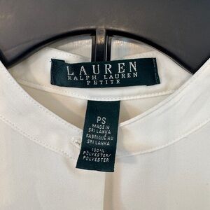 Lauren Ralph Lauren Petite Cream Blouse